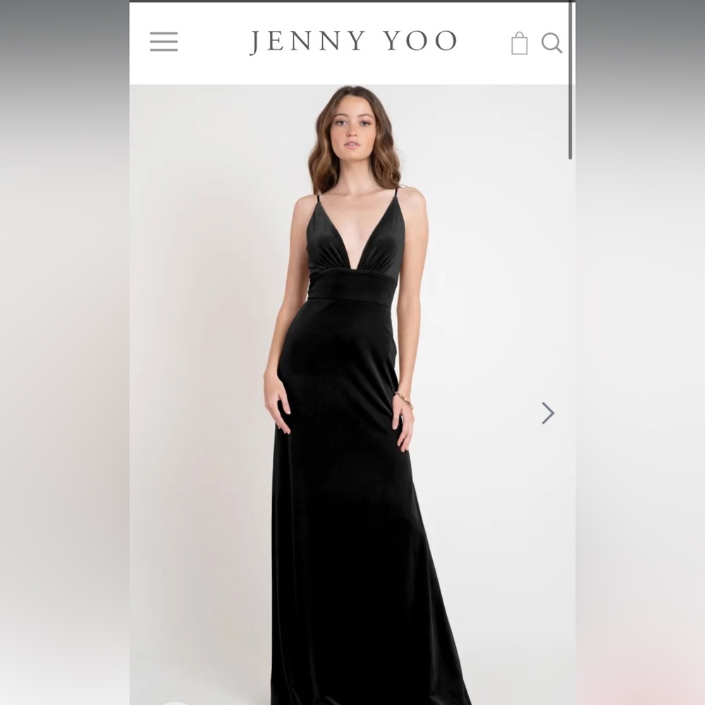 Jenn yoo black velvet Madden dress